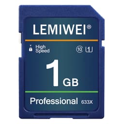 Camera SD Card 256MB 512MB 1GB 2GB High Speed Class 10 U1 Professional 633X SD Card UHS-I LEMIWEI Memory Card For Camera