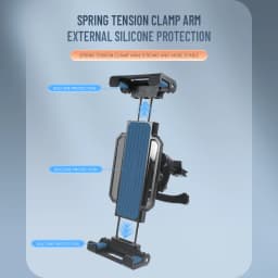 Universal 4-13 Inch Car Air Vent Tablet Stand 360 Rotating Holder Mount For iPhone iPad Pro Air Mini Xiaomi Samsung Tab PC Phone