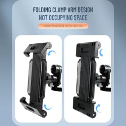 Universal 4-13 Inch Car Air Vent Tablet Stand 360 Rotating Holder Mount For iPhone iPad Pro Air Mini Xiaomi Samsung Tab PC Phone