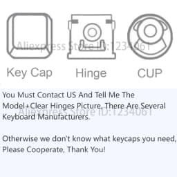 Replacement Keycap Key For Lenovo Asus Hp Toshiba Samsung Acer Sony Xiaomi Huawei IBM Msi All Series Laptop Keyboard KEY & Clips