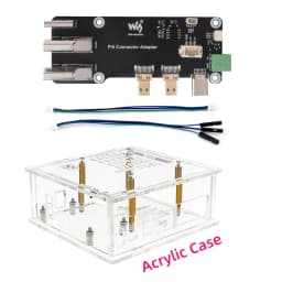 Micro HDMI-compatible to HDMI-c Multifunctional Adapter for Raspberry Pi 5 / 4B  Two Power Supply Methods Dual 4K Output
