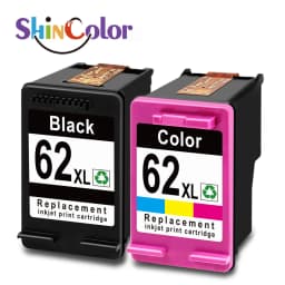 ShinColor for hp 62 xl Ink Cartridge for HP 62XL High Yield for HP Envy 5540 5640 5740 7640 5646 5541 5742 5745 200 printer