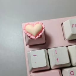 Keycaps Handmade Cartoon Lovely Girl Gift Pink OEM ESC Keys For Game Mechanical Keyboard Personality Artisan Keycap