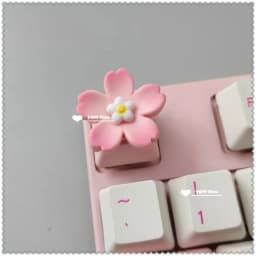 Keycaps Handmade Cartoon Lovely Girl Gift Pink OEM ESC Keys For Game Mechanical Keyboard Personality Artisan Keycap