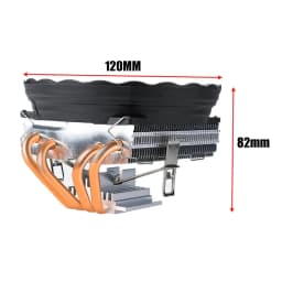 4 Heat Pipes CPU Cooler 3PIN/4Pin 120MM PC Accessories Fan For Intel LGA 1366 1150 1151 1155 1200 1700 2011 X79 X99 AM3 AM4 AM5