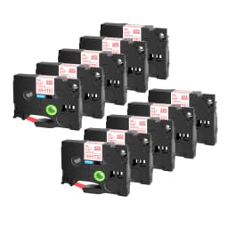 10PK Replacement Label Cassette for TZe-231 Compatible for Brother Ptouch Printer Black on white Label tape 12mm 18mm 24mm