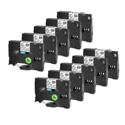 10PK Replacement Label Cassette for TZe-231 Compatible for Brother Ptouch Printer Black on white Label tape 12mm 18mm 24mm