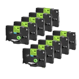 10PK Replacement Label Cassette for TZe-231 Compatible for Brother Ptouch Printer Black on white Label tape 12mm 18mm 24mm