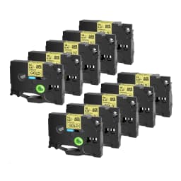 10PK Replacement Label Cassette for TZe-231 Compatible for Brother Ptouch Printer Black on white Label tape 12mm 18mm 24mm