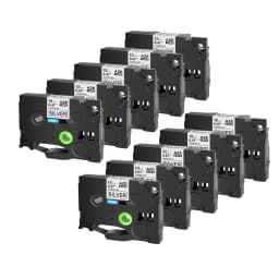 10PK Replacement Label Cassette for TZe-231 Compatible for Brother Ptouch Printer Black on white Label tape 12mm 18mm 24mm