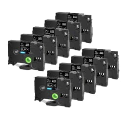 10PK Replacement Label Cassette for TZe-231 Compatible for Brother Ptouch Printer Black on white Label tape 12mm 18mm 24mm