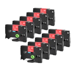 10PK Replacement Label Cassette for TZe-231 Compatible for Brother Ptouch Printer Black on white Label tape 12mm 18mm 24mm