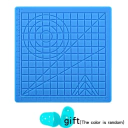 3D Printing Pen Silicone Mat DIY With 2 Finger Protectors Template Drawing Tool Silicone Pad Drawing Tools for Kids Adults