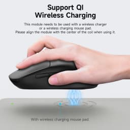 Gaming Mouse Wireless Charger Qi Module For Logitech Pro 2 Lightspeed G502 X Plus G703 G903 G Pro X Superlight 2 DEX G403 Shell