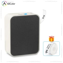 P15 Wireless Bluetooth Thermal Label Printer Mini Portable Adhesive Label Maker Fast Printing Similar as Marklife P15 P12 L12