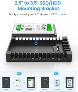 ORICO Hard Drive Caddy Support SATA 3.0 Support HDD and SSD 2.5 In 7mm 9.5mm 12.5mm Computer Accessories