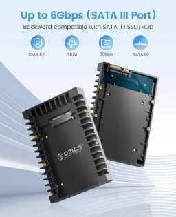 ORICO Hard Drive Caddy Support SATA 3.0 Support HDD and SSD 2.5 In 7mm 9.5mm 12.5mm Computer Accessories