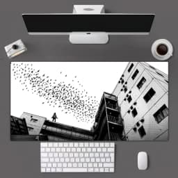 Goodnight punpun Manga Mousepad Mousepad Gamer Mouse Pad Size For Office Long Table Mat