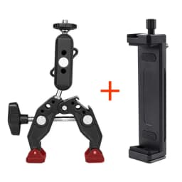 Universal Aluminum Alloy Tablet Phone Stand Holder Clip Tripod Adjustable Bracket for Mobile Phones Ipro Tablets Tablet Holder