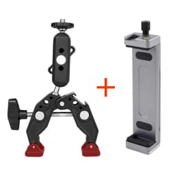 Universal Aluminum Alloy Tablet Phone Stand Holder Clip Tripod Adjustable Bracket for Mobile Phones Ipro Tablets Tablet Holder