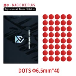 Unusual Way Sports Mouse Foot Skates Feet For Round Dots DIY Cambered Surface PTFE Anti Collapse Magic Ice Black Silver Fox
