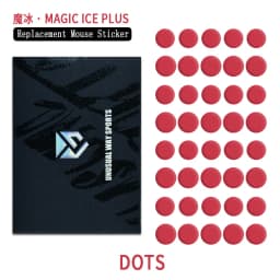Unusual Way Sports Mouse Foot Skates Feet For Round Dots DIY Cambered Surface PTFE Anti Collapse Magic Ice Black Silver Fox