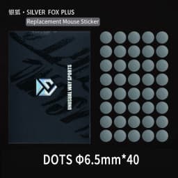 Unusual Way Sports Mouse Foot Skates Feet For Round Dots DIY Cambered Surface PTFE Anti Collapse Magic Ice Black Silver Fox