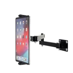1pcs Wall Mount Tablet Stand Long Arm Stretchable Cell Phone Wall Holder Adjustable Metal Wall IPad Stand for IPhone 4-13 Inches