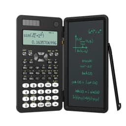 Mini Scientific Calculator with Writing Tablet Calculators Notepad Memo Office Electronics School Supplies 991es Ms EX 82ms NEW