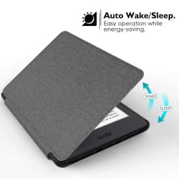 For Kindle Case All-New Kindle 11th 2022/2024 Released 6Inch K11/K12/RS23CV/C2V2L3 Magnetic Smart Fabric Screen Protector Cover