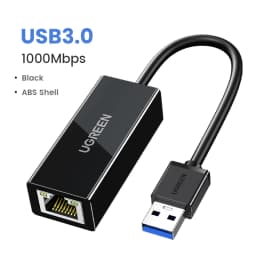 UGREEN USB Ethernet Adapter 1000/100Mbps USB3.0/2.0 to RJ45 Lan for Laptop PC Windows Xiaomi Mi Box Nintendo Switch Network Card