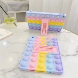 Tablet Stand Case for iPad Air 1 2 3 10.5 4 5 10.9 10th 2022 A16 11th 10.2 7 8 9th Pro 11 9.7 2018 2017 Mini 6 Silicon Kid Cover