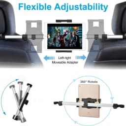 13'' Car Headrest Tablet Mount for iPad Pro 12.9 11 Tablet Car Holder for Samsung Galaxy Tab S7 Fe Plus Xiaomi Tablet Holder Car
