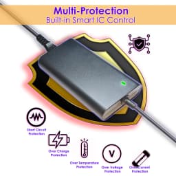 65W Universal Laptop Charger Power Adapter 16 DC Tip 16V 18.5V 19V 19.5V 20V For Asus Acer Dell HP Lenovo LG Samsung Sony, Etc