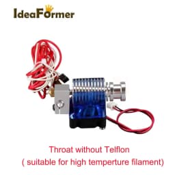 V6 J-head 12V 24V All Metal Hotend Wade or Bowden 1.75/3.0mm Filament Nozzle Cooling Fan Bracket Block Thermistors Heat Sink Kit