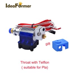V6 J-head 12V 24V All Metal Hotend Wade or Bowden 1.75/3.0mm Filament Nozzle Cooling Fan Bracket Block Thermistors Heat Sink Kit