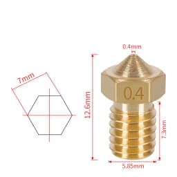 V6 J-head 12V 24V All Metal Hotend Wade or Bowden 1.75/3.0mm Filament Nozzle Cooling Fan Bracket Block Thermistors Heat Sink Kit
