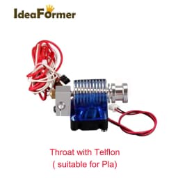 V6 J-head 12V 24V All Metal Hotend Wade or Bowden 1.75/3.0mm Filament Nozzle Cooling Fan Bracket Block Thermistors Heat Sink Kit