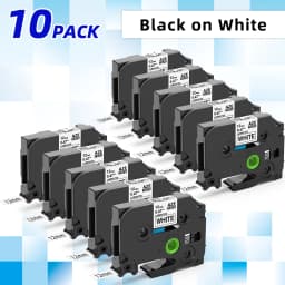Handheld Label Maker Compatible for Brother Ptouch tze Cable Label Machine 203dpi E1000PRO Labeler for Communication Cable Label