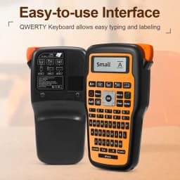 Handheld Label Maker Compatible for Brother Ptouch tze Cable Label Machine 203dpi E1000PRO Labeler for Communication Cable Label
