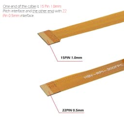 3pcs Raspberry Pi Camera FFC Cable 15 Pin 22 Pin 8cm 16cm 30CM Ribbon Line for Raspberry Pi Zero or Zero W+