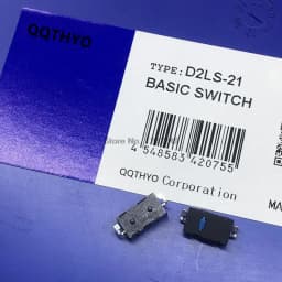 10Pcs Original mouse micro switch D2LS-21 For Anywhere MX Logitech M905 left and right keys G900 903 G603 GPW D2LS 21 side keys