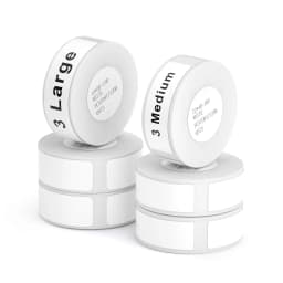 Niimbot D11 D101 D110 Official Label Sticker Paper Rolls Various Sizes of White Color Label Papers 3 5 10 Rolls for Printer USE