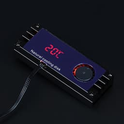 1PCS For M2 SSD Heatsink Cooler with Digital Temperature OLED-Display .2 2280 22110 For NVME Hard Disk Heat-radiator