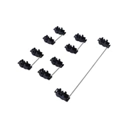 GATERON Low Profile Stabilizer Plated Mounted Black Customized 6.25u 2u Low Profile Switch DIY Hotswap Available For Keyboard