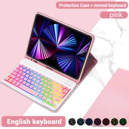 Backlight iPad magic keyboard For iPad Pro 11 2021 2020 Mini 5 6 10.2 9/8/7th 2018 2017 5 6th Pro 11 12.9 10.5 9.7 Air 3 2 Case