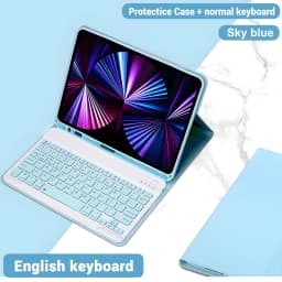 Backlight iPad magic keyboard For iPad Pro 11 2021 2020 Mini 5 6 10.2 9/8/7th 2018 2017 5 6th Pro 11 12.9 10.5 9.7 Air 3 2 Case