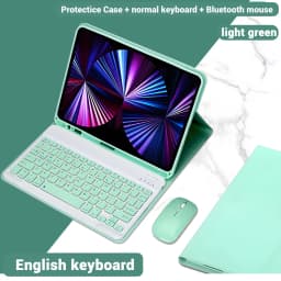 Backlight iPad magic keyboard For iPad Pro 11 2021 2020 Mini 5 6 10.2 9/8/7th 2018 2017 5 6th Pro 11 12.9 10.5 9.7 Air 3 2 Case