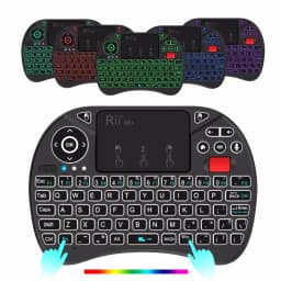 Rii X8+ Mini Keyboard With Touchpad For Android TV Box Smart TV/PC/Ipad Voice Search LED Backlit RU/US Keyboard Wireless