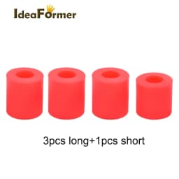 3D Printer Heatbed Leveling Kit Aluminum Hand Twist Leveling Nut + Springs + Silicone Column 18mm 16mm for Ender 3/Ender 5/CR-10